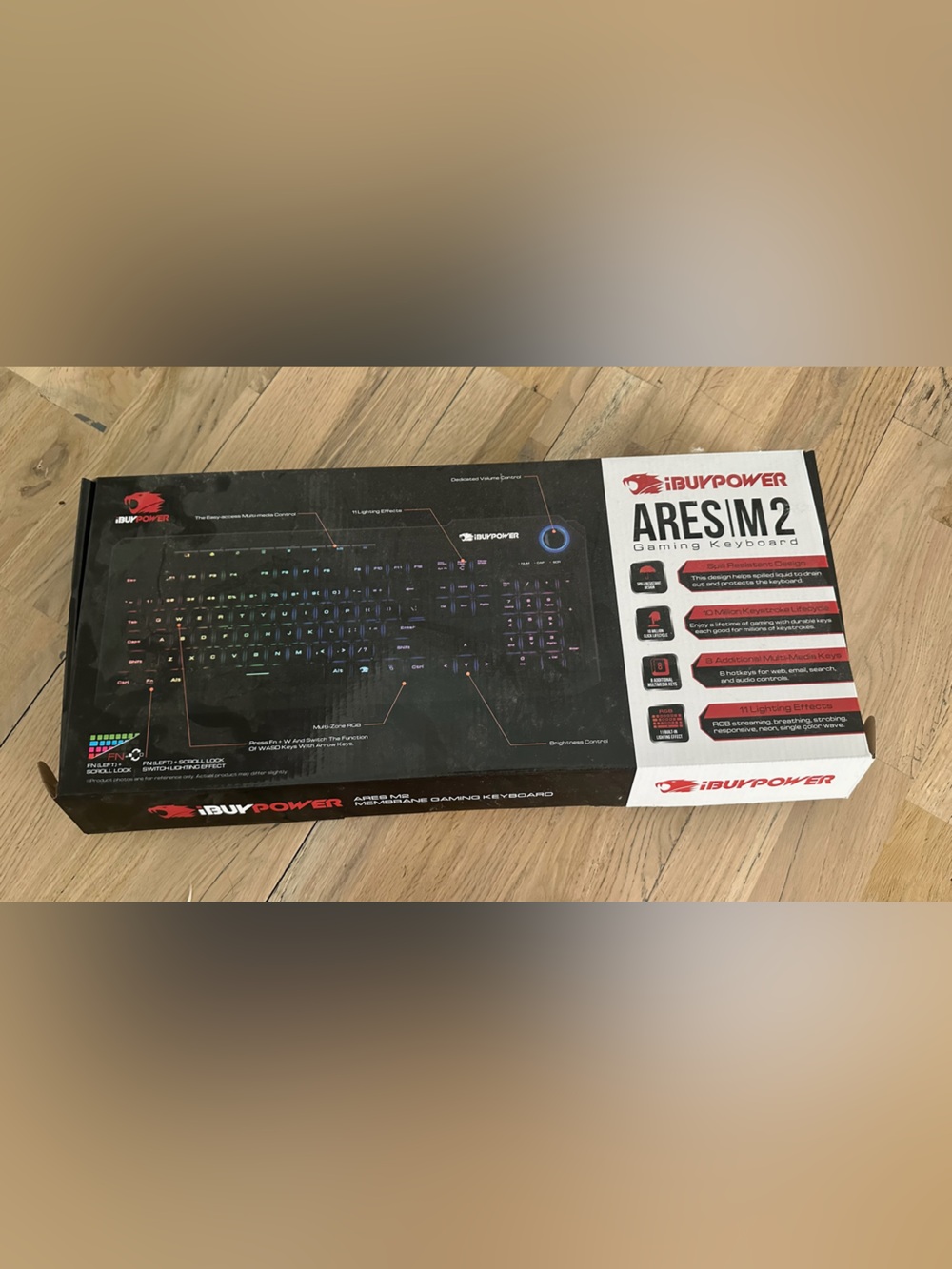 NEW Ares M2 Gaming Keyboard - opened box never used